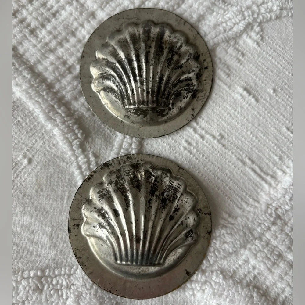Vintage Shell Molds - set of two